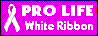 pro-life white ribbon
